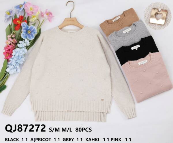 Swetry damskie (Francja produkt) Roz S/M-L/XL, Mix kolor, Paszka 5 szt