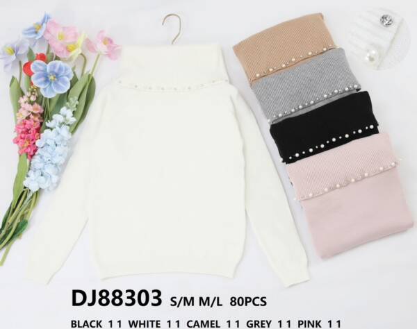 Swetry damskie (Francja produkt) Roz S/M-L/XL, Mix kolor, Paszka 5 szt