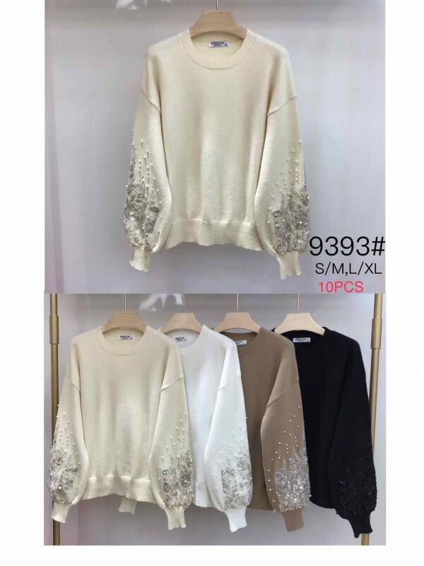Swetry damska Roz S/M-L/XL Mix kolor Paczka 12 szt