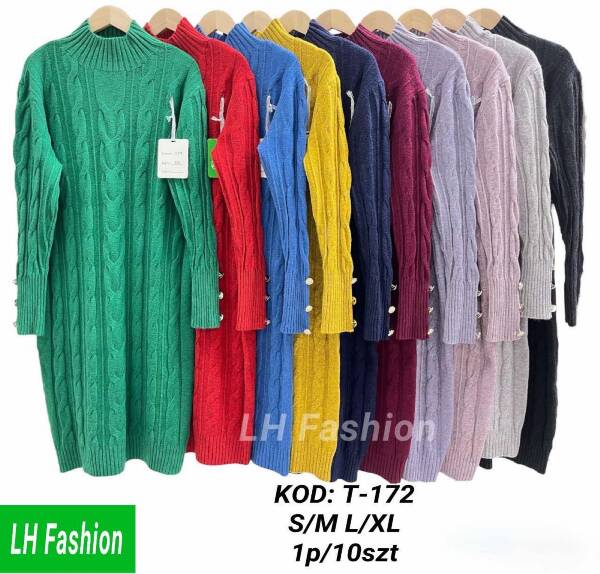 Sukienka damska Roz S/M-L/XL Mix kolor Paczka 10 szt