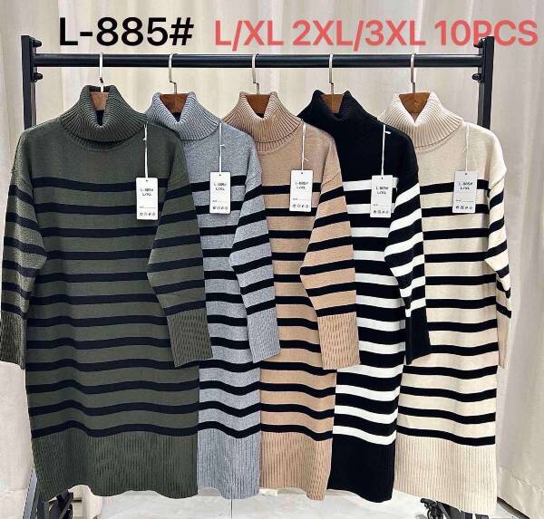 Sukienka damska Roz L-3XL Mix kolor Paczka 10 szt