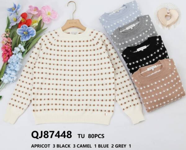 Swetry damskie (Francja produkt) Roz Standard, Mix kolor, Paszka 5 szt