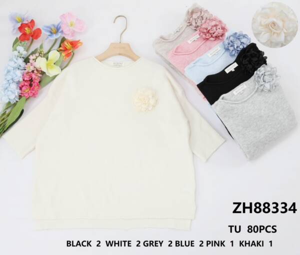 Swetry damskie (Francja produkt) Roz Standard, Mix kolor, Paszka 5 szt
