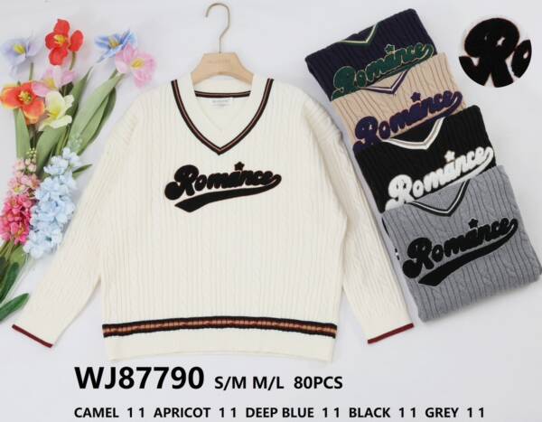 Swetry  damskie (Francja produkt) Roz S/M-L/XL, Mix kolor, Paszka 5 szt