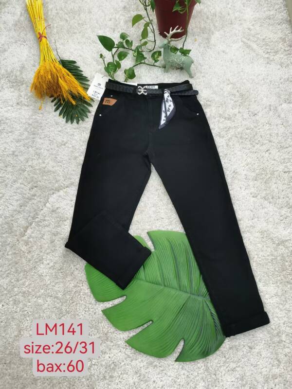 Spodnie damskie jeans Roz 26-31, 1 Kolor Paczka 12 szt