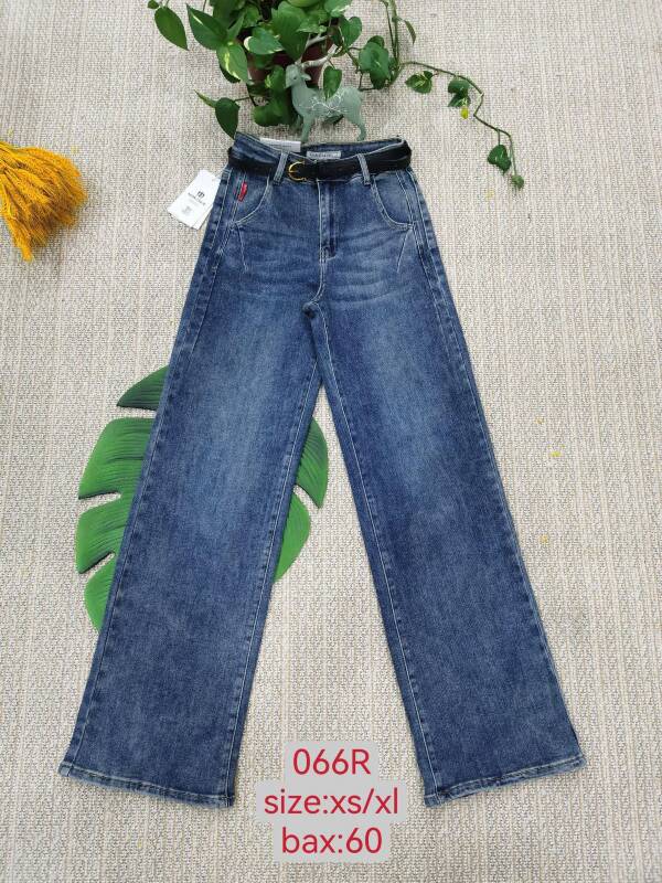 Spodnie damskie jeans Roz XS-XL, 1 Kolor Paczka 12 szt