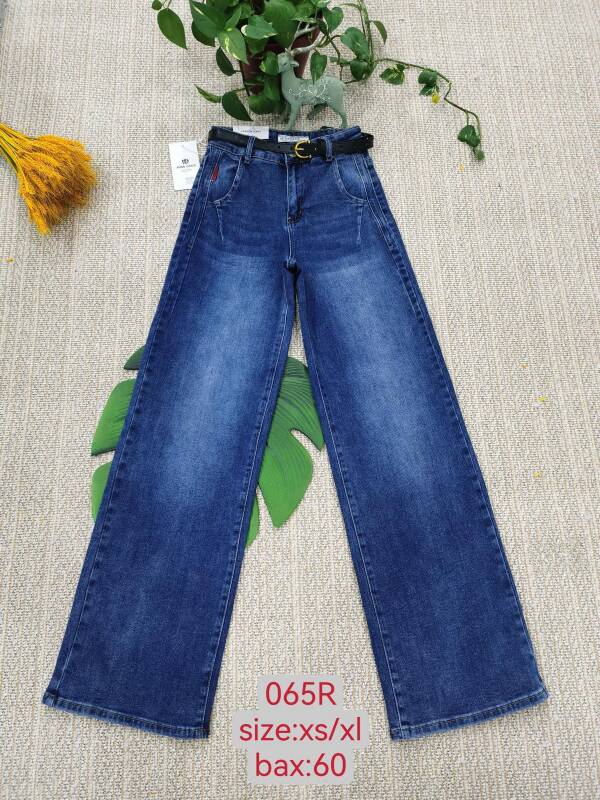 Spodnie damskie jeans Roz XS-XL, 1 Kolor Paczka 12 szt