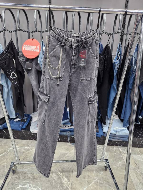 Spodnie damskie jeans Roz 25-30, 1 Kolor Paczka 10 szt