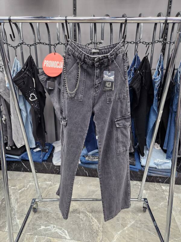 Spodnie damskie jeans Roz 25-30, 1 Kolor Paczka 10 szt