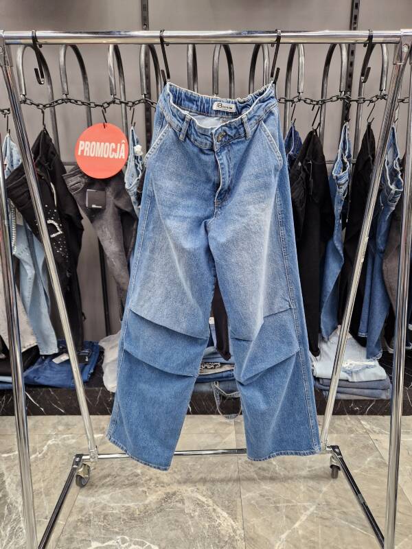 Spodnie damskie jeans Roz 25-30, 1 Kolor Paczka 10 szt