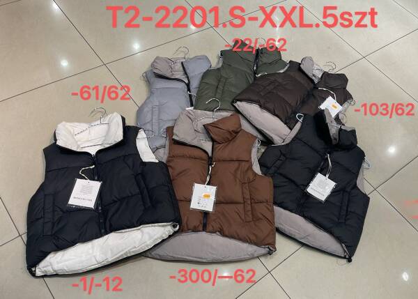 Kamizelka damkie Roz S-2XL, 1 Kolor Paczka 5 szt