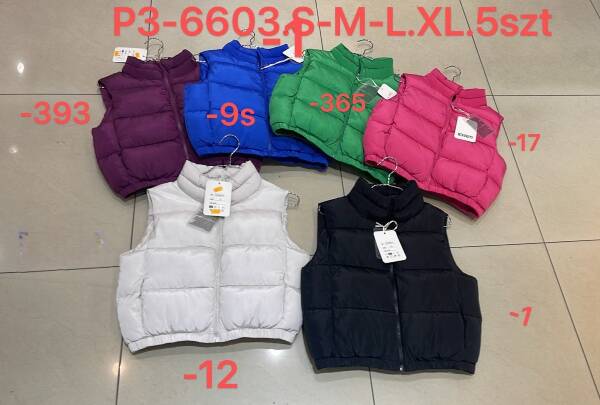 Kamizelka damkie Roz S/M-L/XL, 1 Kolor Paczka 5 szt