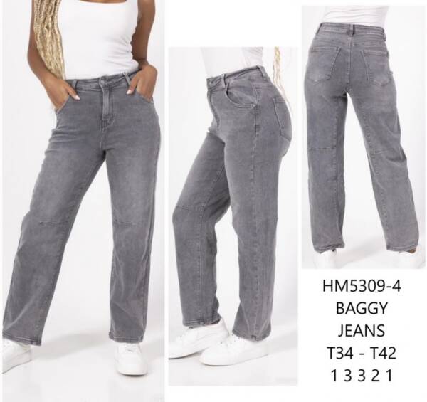 Spodnie damskie jeans Roz 34-42, 1 Kolor Paczka 10 szt