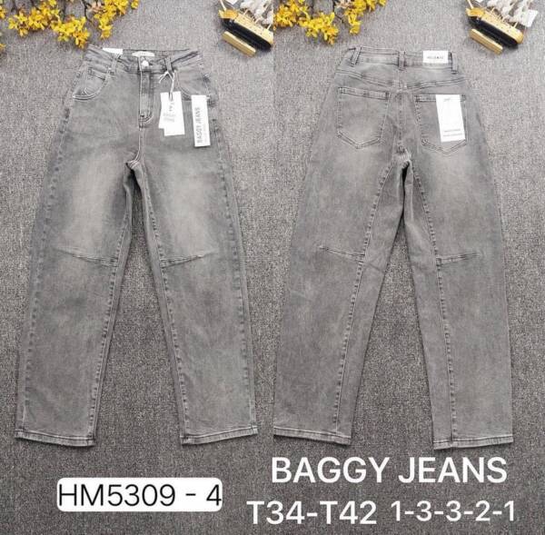 Spodnie damskie jeans Roz 34-42, 1 Kolor Paczka 10 szt