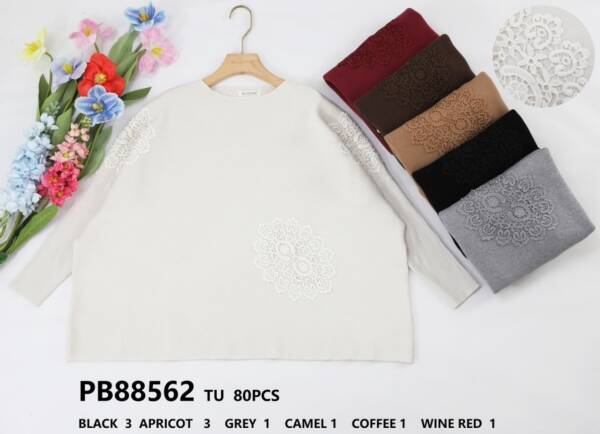 Swetry damskie (Francja produkt) Roz Standard, Mix kolor, Paszka 5 szt