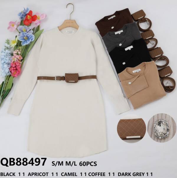 Sukienki damskie (Francja produkt) Roz S/M-L/XL, Mix kolor, Paszka 5 szt