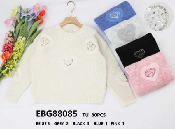 Swetry  damskie (Francja produkt) Roz Standard, Mix kolor, Paszka 5 szt