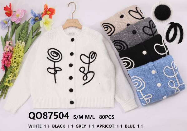 Swetry damskie (Francja produkt) Roz S/M-L/XL, Mix kolor, Paszka 5 szt