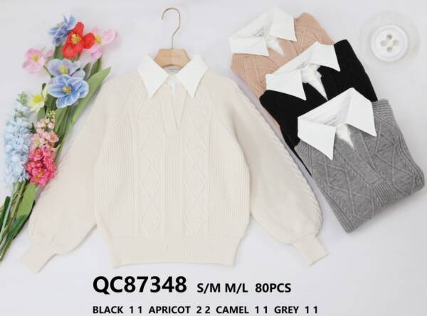 Swetry damskie (Francja produkt) Roz Standard, Mix kolor, Paszka 5 szt