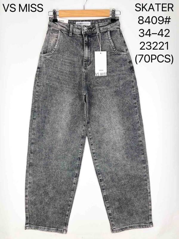 Spodnie damskie jeans Roz 34-42, 1 Kolor Paczka 10 szt