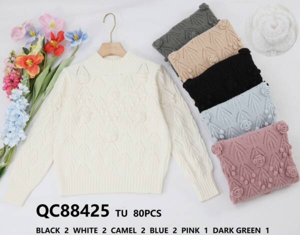 Swetry damskie (Francja produkt) Roz Standard, Mix kolor, Paszka 5 szt