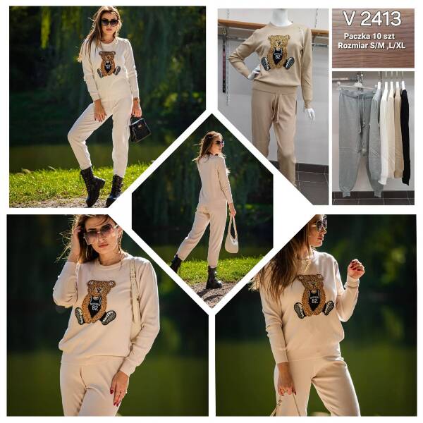Komplet damska Roz S/M-L/XL Mix kolor Paczka 10 szt