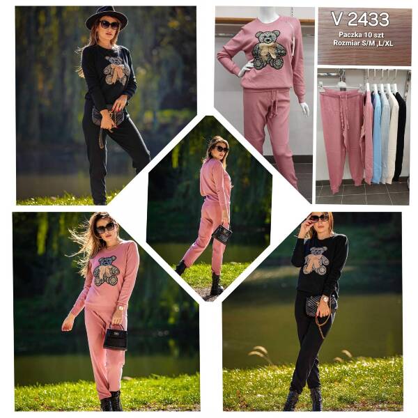 Komplet damska Roz S/M-L/XL Mix kolor Paczka 10 szt