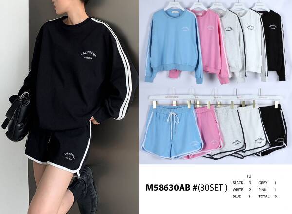 Komplet  damskie (Francja produkt) Roz Standard, Mix kolor, Paszka 5 szt