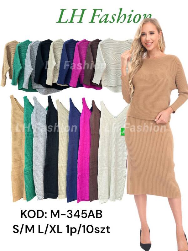 Komplet damska Roz S/M-L/XL Mix kolor Paczka 10 szt