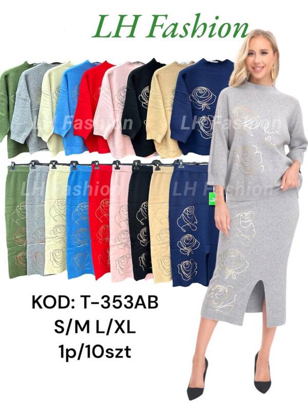 Komplet damska Roz S/M-L/XL Mix kolor Paczka 10 szt