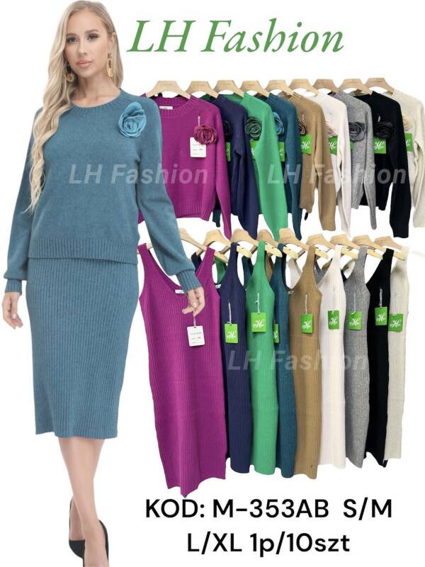 Komplet damska Roz S/M-L/XL Mix kolor Paczka 10 szt