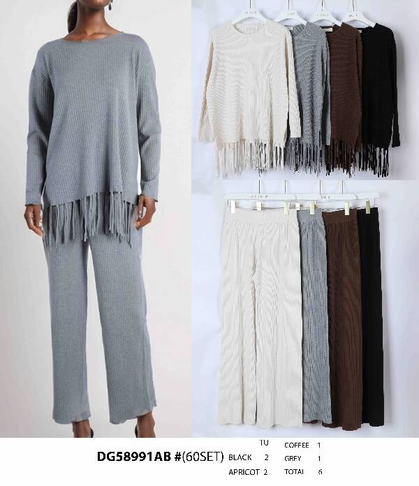 Komplet  damskie (Francja produkt) Roz Standard, Mix kolor, Paszka 5 szt