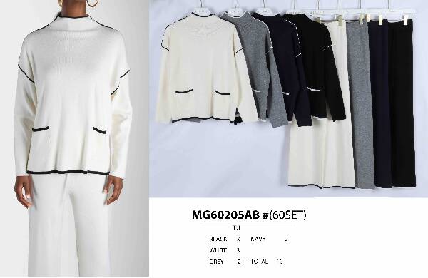 Komplet  damskie (Francja produkt) Roz Standard, Mix kolor, Paszka 5 szt