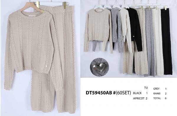Komplet  damskie (Francja produkt) Roz Standard, Mix kolor, Paszka 5 szt