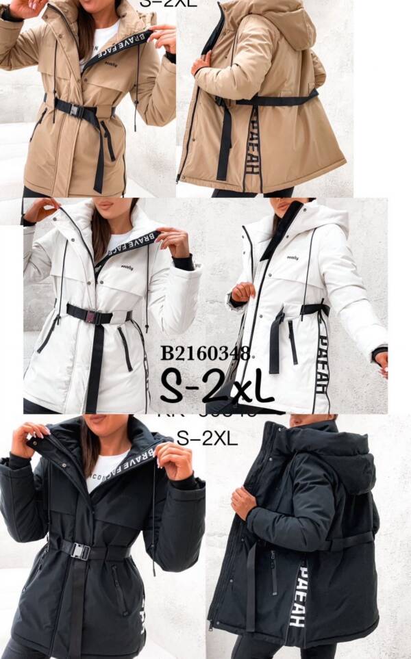 Kurtki damskie cienki Roz S-2XL, 1 Kolor Paczka 5 szt