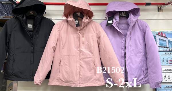 Kurtki damskie cienki Roz S-2XL, 1 Kolor Paczka 5 szt