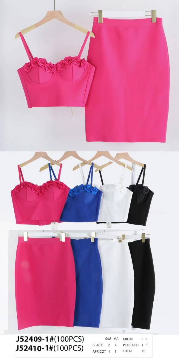 Komplet  damskie (Francja produkt) Roz S/M-L/XL, Mix kolor, Paszka 10 szt