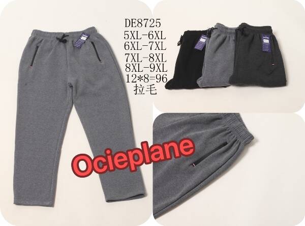 Spodnie dresowe meskie Roz 5XL-9XL, Mix Kolor Paczka 12 szt