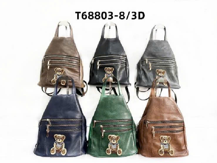 Plecak damskie. Roz Standard. Mix Kolor . Paszka 6 szt
