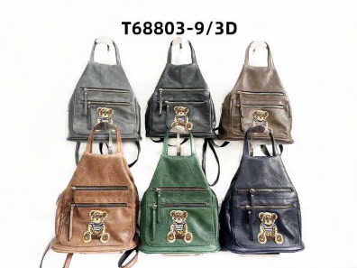 Plecak damskie. Roz Standard. Mix Kolor . Paszka 6 szt