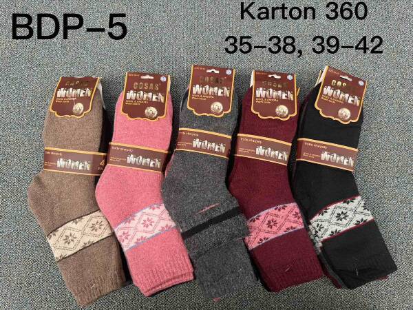 Skarpety damskie Roz 35-42, Mix kolor Paczka 36 szt