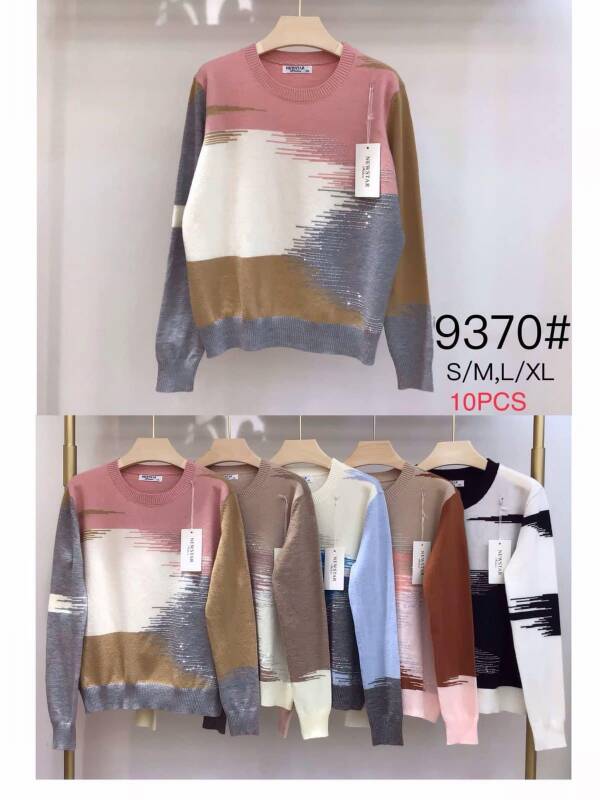 Swetry damskie Roz S/M-L/XL, Mix kolor, Paszka 10 szt