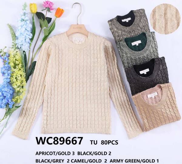 Swetry  damskie (Francja produkt) Roz Standard, Mix kolor, Paszka 8 szt