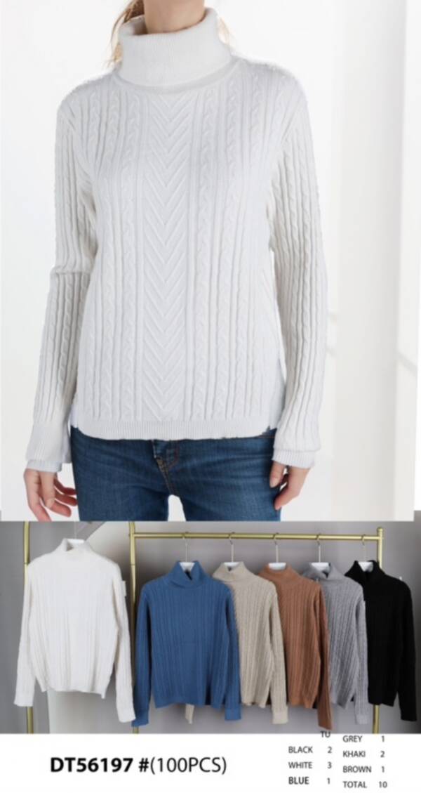 Swetry damskie (Francja produkt) Roz Standard, Mix kolor, Paszka 10 szt