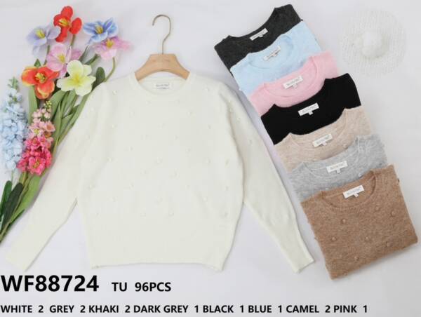 Swetry  damskie (Francja produkt) Roz Standard, Mix kolor, Paszka 8 szt