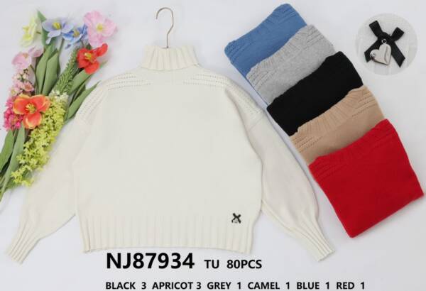 Swetry  damskie (Francja produkt) Roz Standard, Mix kolor, Paszka 8 szt