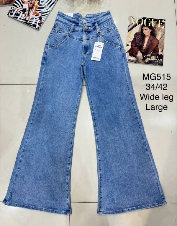 Spodnie damskie jeans Roz 34-42, 1 Kolor Paczka 10 szt