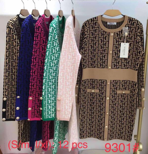 Sukienki damskie Roz S/M-L/XL, Mix kolor, Paszka 12 szt