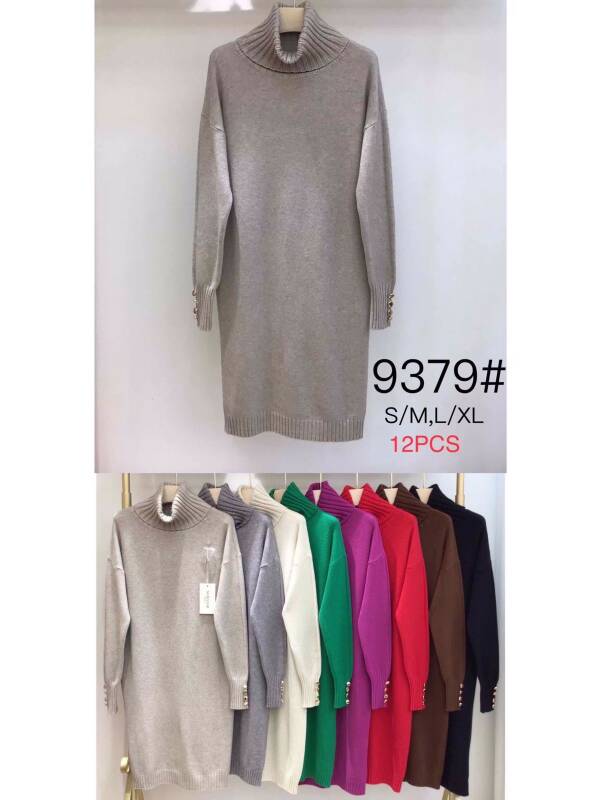 Sukienki damskie Roz S/M-L/XL, Mix kolor, Paszka 12 szt