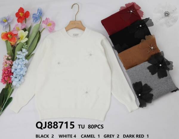 Swetry damskie (Francja produkt) Roz Standard, Mix kolor, Paszka 8 szt